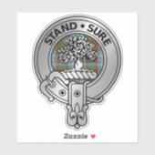 Sticker Clan Anderson Crest & Tartan (Feuille)