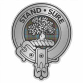 Sticker Clan Anderson Crest & Tartan (Devant)