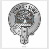 Sticker Clan Anderson Crest & Tartan (Feuille)