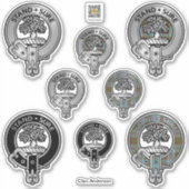 Sticker Clan Anderson Crest & Tartan (Devant)