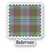 Sticker Clan Anderson Tartan (Devant)