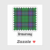 Sticker Clan Armstrong Tartan (Feuille)