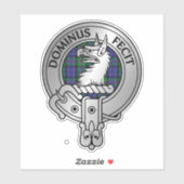Sticker Clan Baird Crest & Tartan (Feuille)