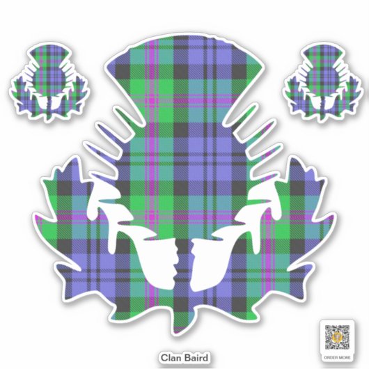 Sticker Clan Baird Thistle (Devant)