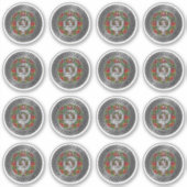 Sticker Clan Baxter Crest & Tartan Knot (Devant)