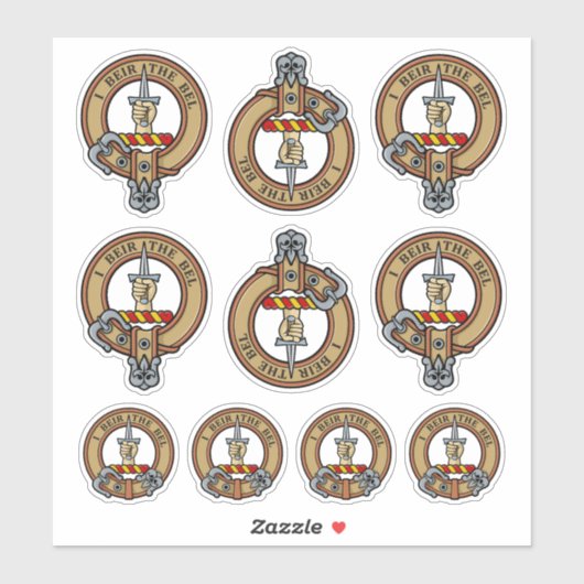 Sticker Clan Bell Crest (Feuille)