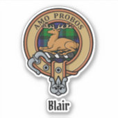 Sticker Clan Blair Crest (Devant)