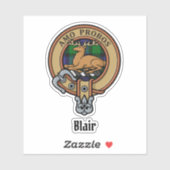 Sticker Clan Blair Crest (Feuille)