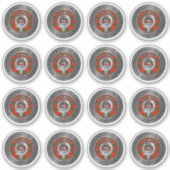 Sticker Clan Bruce Crest & Tartan Knot (Devant)