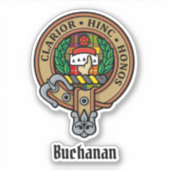 Sticker Clan Buchanan Crest (Devant)