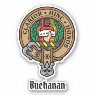 Sticker Clan Buchanan Crest