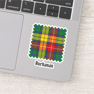 Sticker Clan Buchanan Tartan