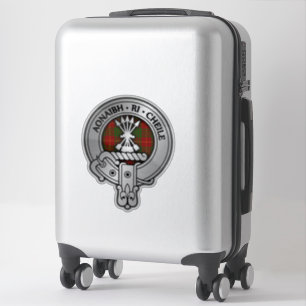 Sticker Clan Cameron Crest & Tartan