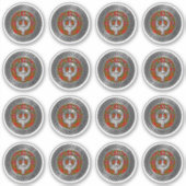 Sticker Clan Cameron Crest & Tartan Knot (Devant)