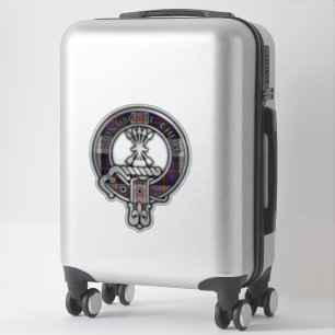 Sticker Clan Cameron Erracht Robe Tartan Crest