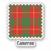 Sticker Clan Cameron Tartan (Devant)