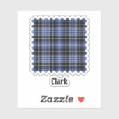 Sticker Clan Clark Tartan (Feuille)