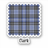 Sticker Clan Clark Tartan (Devant)