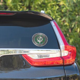 Sticker Clan Colquhoun Crest & Tartan Knot