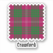 Sticker Clan Crawford Tartan (Devant)