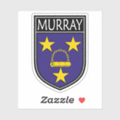 Sticker Clan Crest irlandais - Murray (Feuille)
