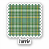 Sticker Clan Currie Tartan (Devant)