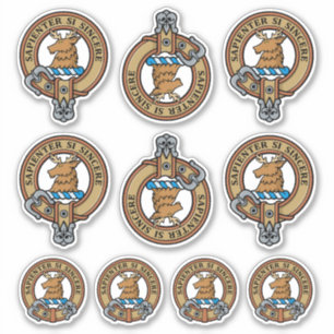 Sticker Clan Davidson Crest