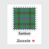 Sticker Clan Davidson Tartan (Feuille)