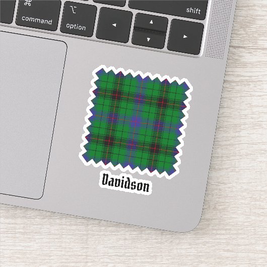 Sticker Clan Davidson Tartan (Détail)