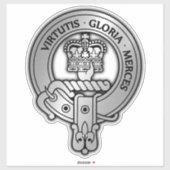 Sticker Clan Donnachaidh (Robertson) Crest (Feuille)