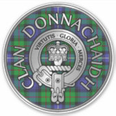 Sticker Clan Donnachaidh | Robertson Crest & Tartan (Devant)