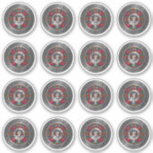 Sticker Clan Donnachaidh | Robertson Crest & Tartan Knot (Devant)