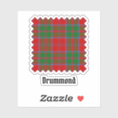 Sticker Clan Drummond Tartan (Feuille)