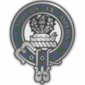 Sticker Clan Ferguson Tartan Crest (Devant)