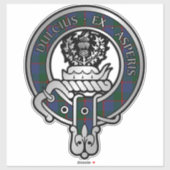 Sticker Clan Ferguson Tartan Crest (Feuille)
