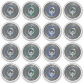 Sticker Clan Fergusson Crest & Tartan Knot (Devant)