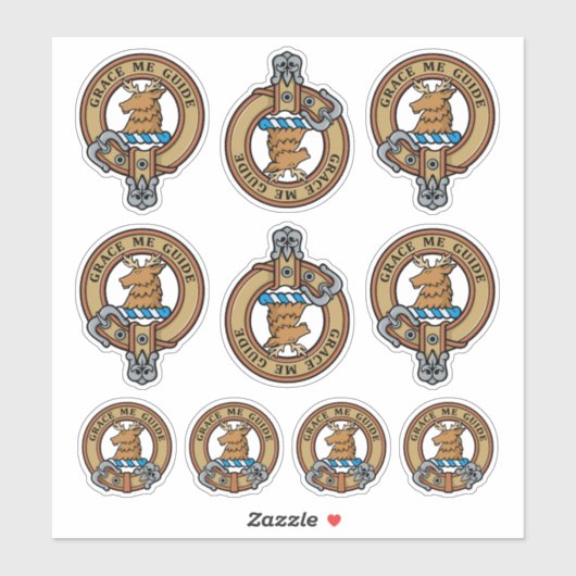 Sticker Clan Forbes Crest (Feuille)