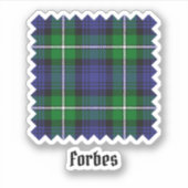 Sticker Clan Forbes Tartan (Devant)
