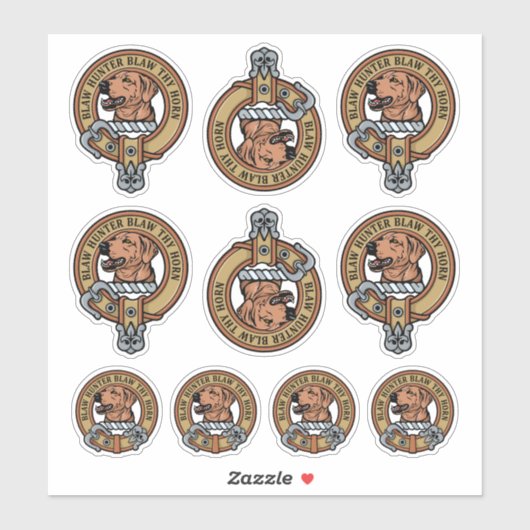 Sticker Clan Forrester Crest (Feuille)