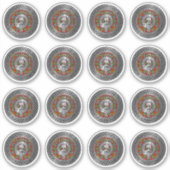 Sticker Clan Forrester | Foster Crest & Tartan Knot (Devant)