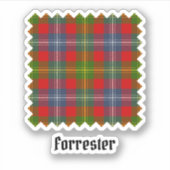 Sticker Clan Forrester Tartan (Devant)