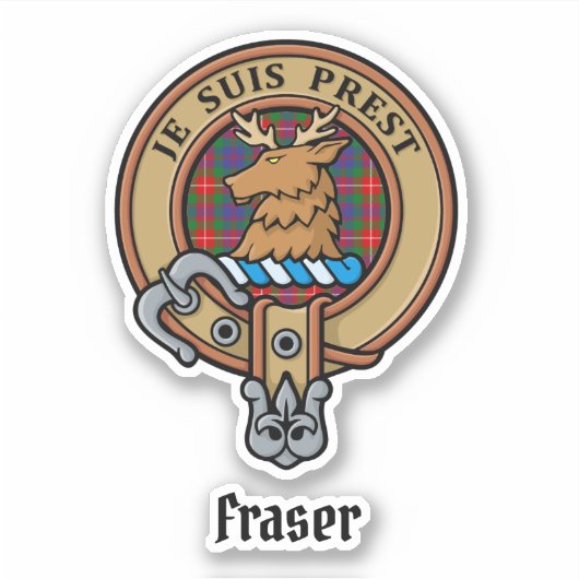 Sticker Clan Fraser de Lovat Crest (Devant)