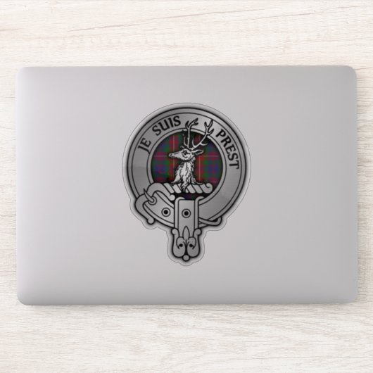 Sticker Clan Fraser de Lovat Crest & Tartan (Ordinateur)