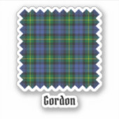 Sticker Clan Gordon Tartan (Devant)