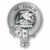 Sticker Clan Graham Crest & Tartan (Devant)
