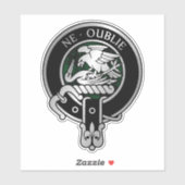 Sticker Clan Graham Crest & Tartan (Feuille)