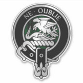 Sticker Clan Graham Crest & Tartan (Devant)