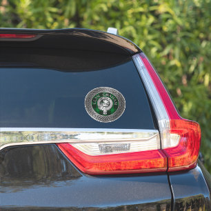 Sticker Clan Graham Crest & Tartan Knot