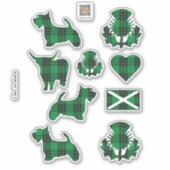 Sticker Clan Graham Tartan (Devant)