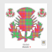Sticker Clan Grant Thistle (Feuille)